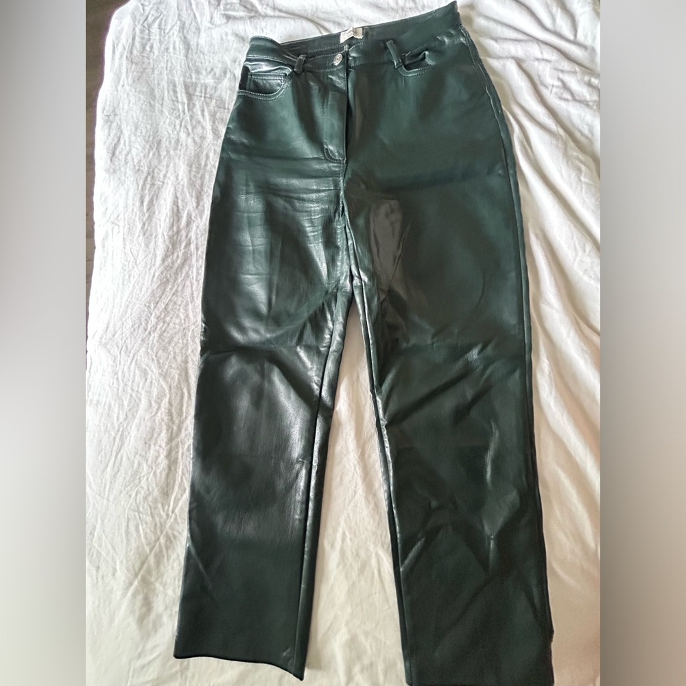 Wilfred size 6 green Melina vegan leather pants